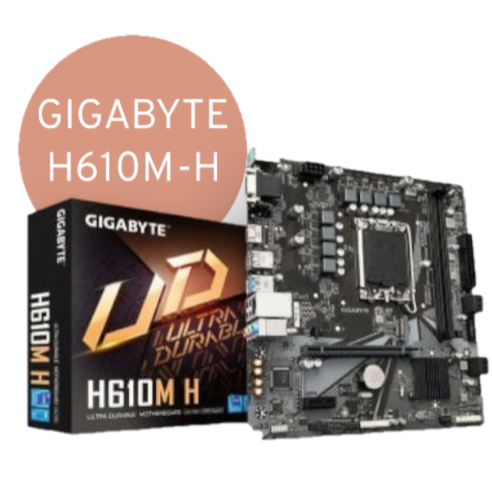 GIGABYTE H610M-H DDR5 5600Mhz HDMI M.2 MATX 1700P