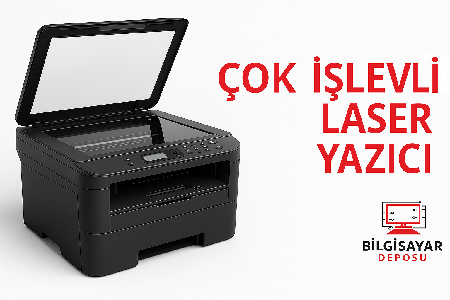 Çok işlevli lazer yazıcılar; ofislerde baskı, tarama ve fotokopi işlemlerini bir araya getirir