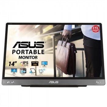 14 ASUS ZENSCREEN MONİTÖR MB14AC IPS FHD 60HZ 5MS DP USB-C
