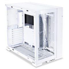 Lian Li O11 Dynamic Evo White O11DEW Temperli Cam ARGB USB Type-C Beyaz E-ATX Mid-Tower Gaming Kasa