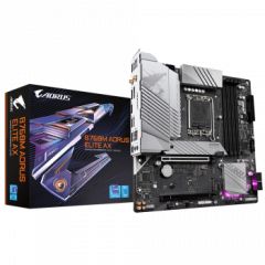GIGABYTE B760M AORUS ELITE AX 7600MHz(OC) DDR5 M.2 mATX 1700p