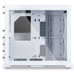 Lian Li O11 Air Mini White O11AMW 2x140mm/1x120mm PWM Fan Mesh Temperli Cam USB Type-C Beyaz ATX Mini-Tower Gaming Kasa