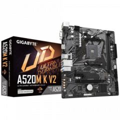GIGABYTE A520M K V2 DDR4 5100Mhz(OC) HDMI mATX AM4