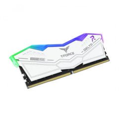 Team T-Force DELTA RAM RGB White 32GB(2x16GB) 5200Mhz DDR5 CL40 Gaming Ram (FF4D532G5200HC40CDC01)