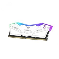 Team T-Force DELTA RAM RGB White 32GB(2x16GB) 5600Mhz DDR5 CL32 Gaming Ram (FF4D532G5600HC32DC01)