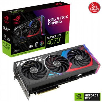 ASUS GEFORCE TUF-RTX4070TI-12G-GAMING EKRAN KARTI 12GB GDDR6X HDMI DP 192BİT