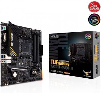ASUS TUF GAMING ANAKART A520M-PLUS II 4800MHz(OC) HDMI M.2 mATX AM4