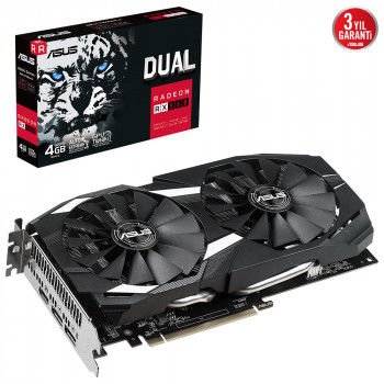 ASUS DUAL-RX560-4G EKRAN KARTI 4GB GDDR5 HDMI DP 128BİT