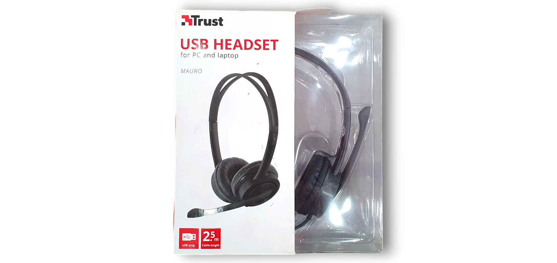 TRUST USB KULAKLIK MİKROFONLU-TAK ÇALIŞTIR-NET SESLİ
