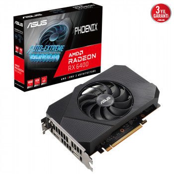 ASUS PH-RX6400-4G EKRAN KARTI 4GB GDDR6 HDMI DP 64Bit