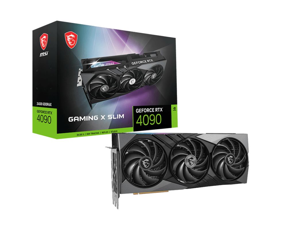 MSI RTX 4090 GAMING X SLIM EKRAN KARTI 24GB GDDR6X 2XDP 2XHDMI 384BİT