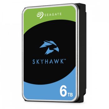 6TB SEAGATE SKYHAWK GÜVENLİK 7/24 DISKLERI 256 MB 7/24 RV ST6000VX009
