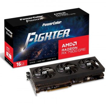 POWERCOLOR FIGHTER RX7900GRE EKRAN KARTI 16G-F/OC 16GB GDDR6 256Bit