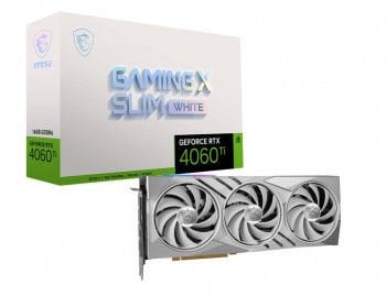 MSI GEFORCE RTX 4060 TI GAMING X EKRAN KARTI SLIM WHITE 16GB GDDR6 DLSS3 128BİT