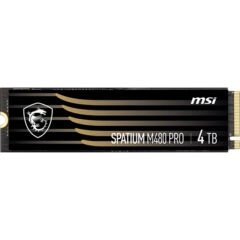MSI Spatium M480 Pro 4TB PCIe 4.0 NVMe M.2 7400/70
