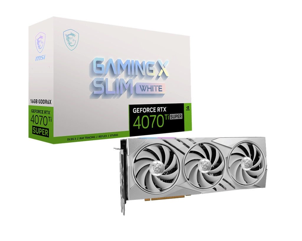MSI GeForce RTX 4070 Ti SUPER GAMING X  EKRAN KARTI SLIM WHITE