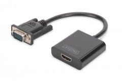 DIGITUS DA-70473 VGA HDMI  ÇEVİRİCİ +SES FHD
