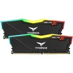 Team T-Force Delta RAM RGB Black 32GB (2x16GB) 3200MHz CL16 DDR4 Gaming Ram (TF3D432G3200HC16FDC01)