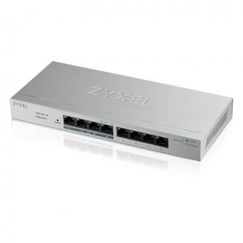 ZYXEL GS1200-8HP 8PORT GIGABIT WEB YÖNETİLİR 4POE SWITCH