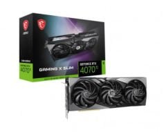 MSI GEFORCE RTX 4070 TI GAMING X SLIM EKRAN KARTI 12G 12GB GDDR6X DP HDMI 192BİT