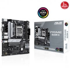 ASUS PRIME B650M-K ANAKART DDR5 6400+(OC) HDMI VGA M.2 AM5