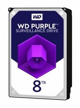 8TB WD Purple GÜVENLİK 7/24 DISKLERI SATA 6Gb/s 128MB DV 7x24 WD84PURZ