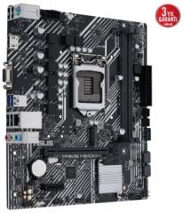 ASUS PRIME H510M-K ANAKART 3200Mhz(OC) DDR4 HDMI VGA mATX 1200p