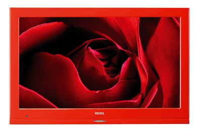 VESTEL 22FA5100K 22'' TELEVIZYON 56 CM FHD SLİM LED TV,UYDU ALICILI (KIRMIZI)