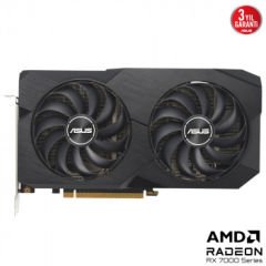 ASUS DUAL-RX7600-O8G 8GB EKRAN KARTI GDDR6 HDMI DP 128BİT