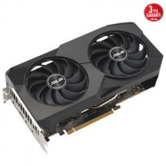 ASUS DUAL-RX7600-O8G 8GB EKRAN KARTI GDDR6 HDMI DP 128BİT