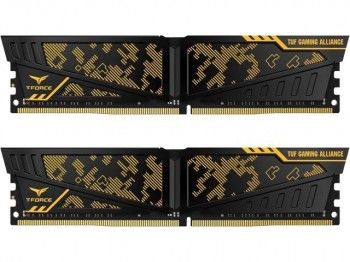 Team T-Force Vulcan TUF Gaming Alliance 32GB (2x16GB) 3200MHz CL16 DDR4 Gaming Ram (TLTYD432G3200HC16FDC01)