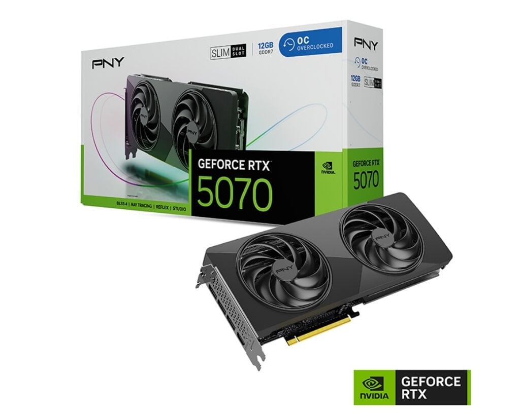 Çift fanlı, GDDR7 bellekli ve yüksek performanslı gaming ekran kartı modeli