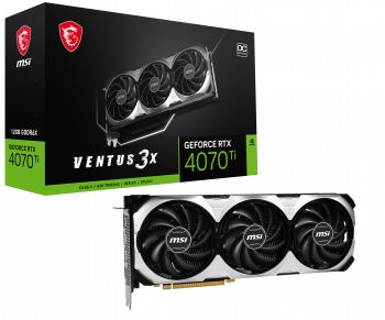MSI GEFORCE RTX 4070 TI VENTUS 3X EKRAN KARTI 12G OC 12GB GDDRX DP HDMI 192Bit