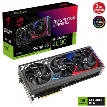 ASUS ROG-STRIX-RTX4090-O24G-GAMING EKRAN KARTI GDDR6X 384Bit
