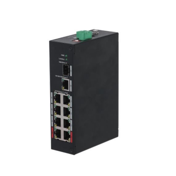 DAHUA PFS3110-8ET-96-V2 8 PORT SWITCH 8XFE-1GE-1XGE/SFP 96W POE YÖNETİLEMEZ SWİTCH