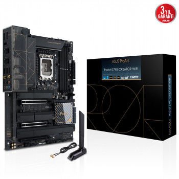 ASUS PROART Z790-CREATOR ANAKART WIFI DDR5 7200Mhz(OC) M.2 DHMI DP ATX 1700P