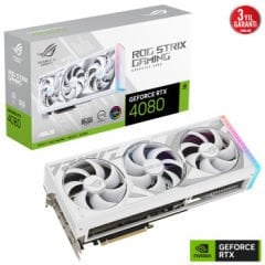ASUS ROG STRIX RTX4080-16G-WHITE-GAMING EKRAN KARTI 16GB GDDR6X HDMI DP 256BIT