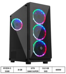 OXPC-R5000 RYZEN 5 MASAÜSTÜ PC 5500 8GB 512GB 6GB GTX1660 FD