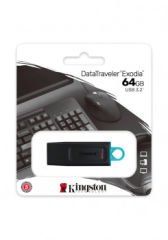 64GB USB3.2 DTX/64GB Exodia MAVİ KINGSTON