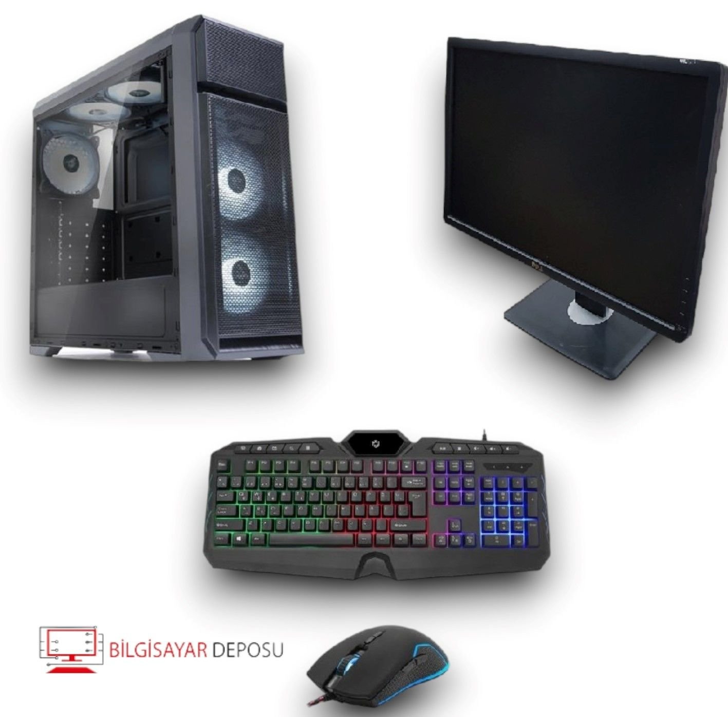 2. EL OYUN BİLGİSAYARI AMD RYZEN 7 3700X 16GB RX6600 8GB  512GB NVME SSD