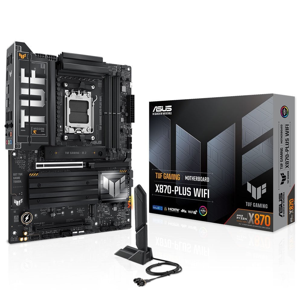 ASUS TUF GAMING ANAKART X870-PLUS WIFI AMD AM5 DDR5 ATX