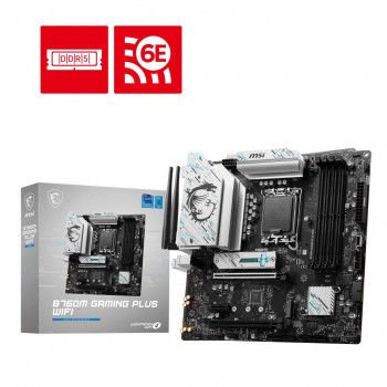 MSI MB B760M ANAKART GAMING PLUS WIFI DDR5 6800(OC)MHz HDMI DP ATX 1700P
