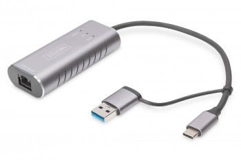 DIGITUS DN-3028 USB 3.0 ETHERNET ADAPTÖR TYPE C