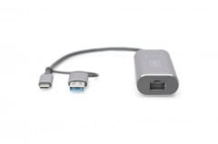 DIGITUS DN-3028 USB 3.0 ETHERNET ADAPTÖR TYPE C