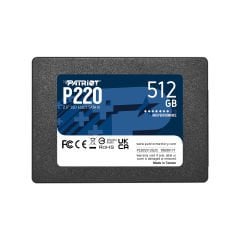 Patriot P220 512GB SSD DİSK 550/500MB/s 2.5'' SATA3 SSD Disk (P220S512G25)