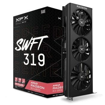 XFX Speedster SWFT 319 RX 6800 Core 16GB GDDR6 Gaming Ekran Kartı (RX-68XLAQFD9)