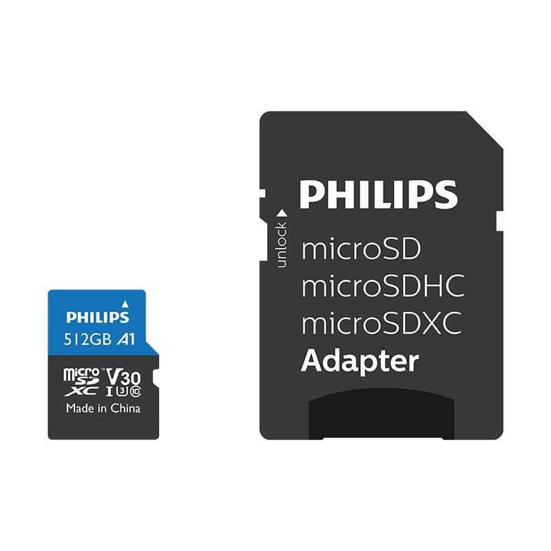 PHIIPS 512GB MICRO SDXC 100 MB/S C10 FM51MP65B/00