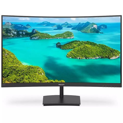 23.8 PHILIPS 241E1SC/00 MONİTÖR IPS CURVED FHD 4MS 75HZ VGA HDMI
