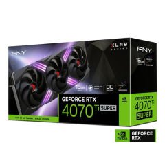 PNY RTX 4070 Ti SUPER RGB 16GB XLR8 Gaming Verto Overclocked EPIC-X GDDR6X 256Bit (VCG4070TS16TFXXPB1-O)
