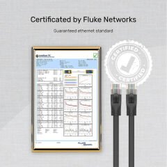 UNITEK CAT6 PATCH KABLO 5MT FLAT 1GBPS, SİYAH (C1812GBK)